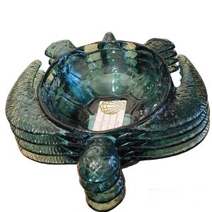 Sealife Acrylic S/4 Sea Turtle Bowls